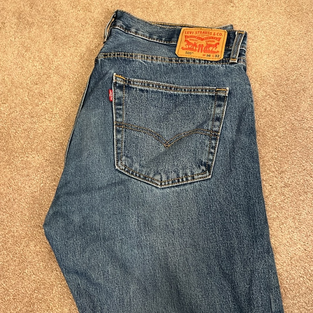 Men's Levi 505 jeans - Picture 2 of 4